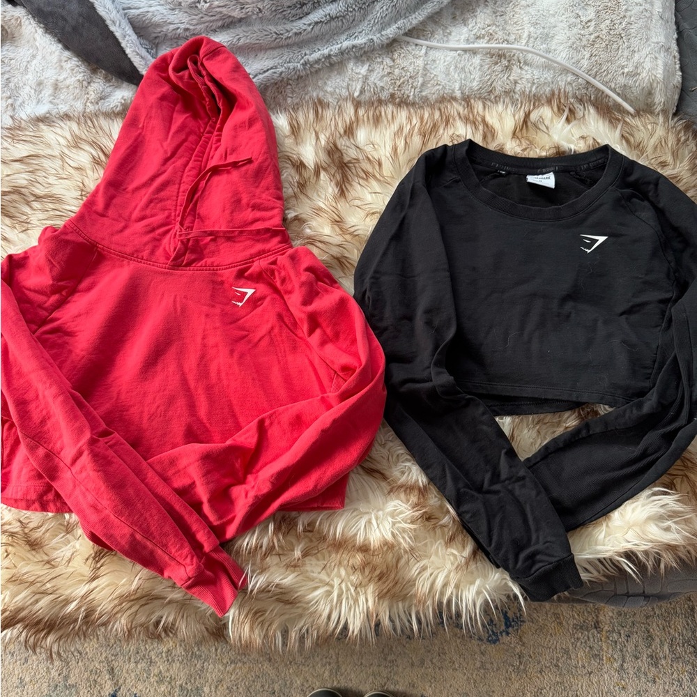 Gymshark cropped sweatshirts size medium